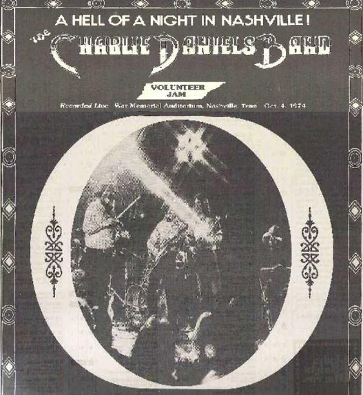 Publicit pour la premire Volunteer Jam en 1974
